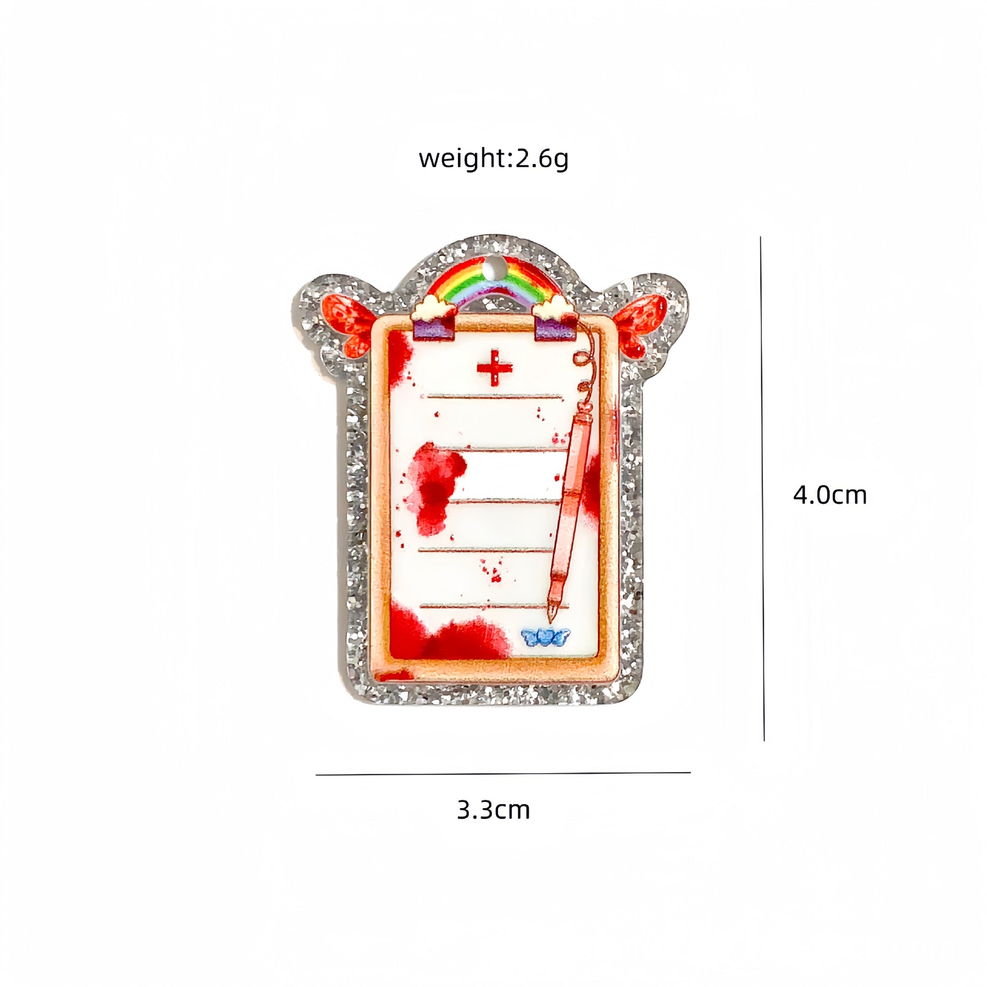 Wholesale 30pcs Nurses Day Acrylic Sheet DIY Accessories